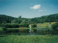 Lake by the farm